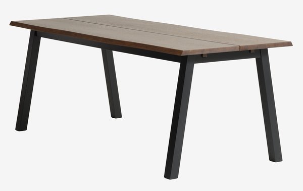Spisebord SKOVLUNDE 90x200 mørk eik