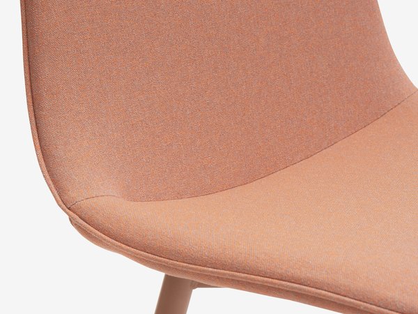 Dining chair BISTRUP dusty peach