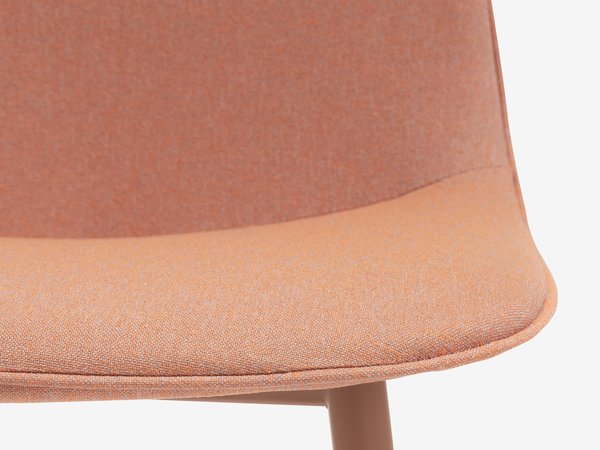 Dining chair BISTRUP dusty peach