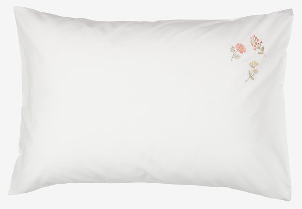 Pillowcase MAJ 50x70/75 white/rose