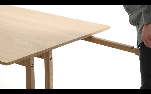 Dining table AALBORG 95x180/270 oak