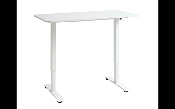 Stôl s nastaviteľnou výškou ASSENTOFT 70x130 biela