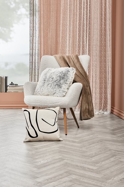 Cuscino LOTUS 50x50 bianco/grigio