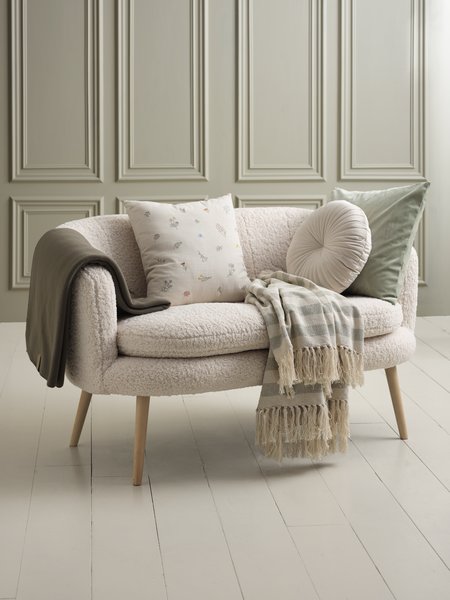Pyntepude KUGLEASK Ø40 beige