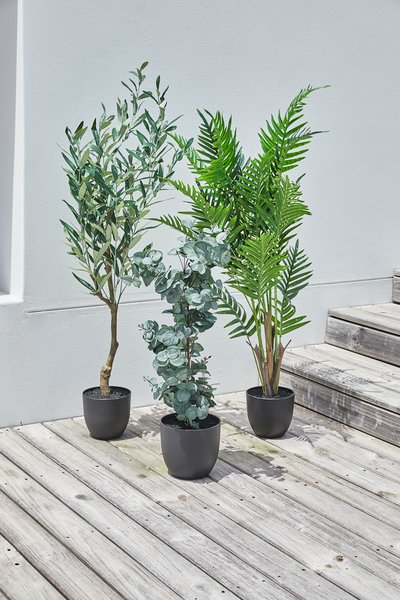 Kunstig plante TJELD H125cm grønn areca palme