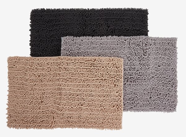 Badematte ROSVIK 45x50 Chenille anthrazit