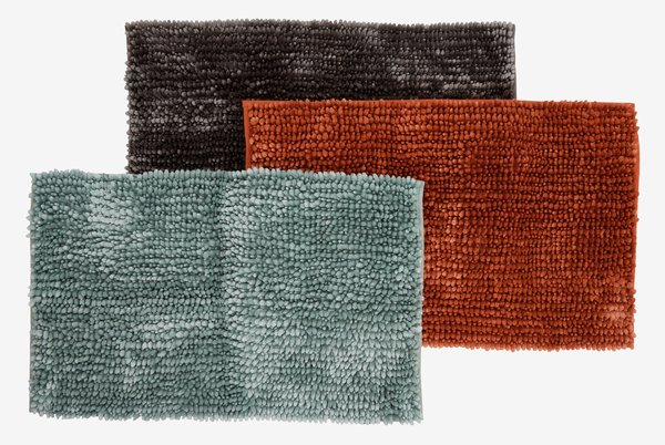 Tapis de bain BERGBY 70x120 gris KRONBORG
