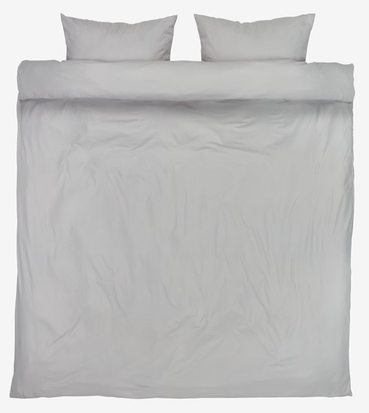 Duvet cover set KATE Micro King grey