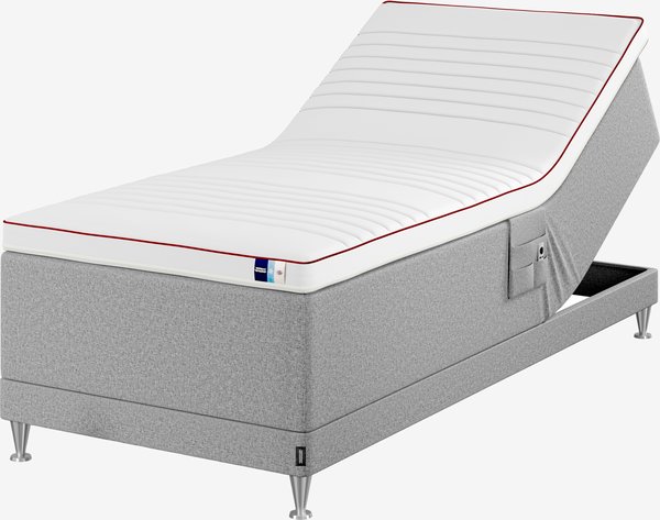 Elektrisch bed 90x200 TEMPRAKON E250 grijs-42