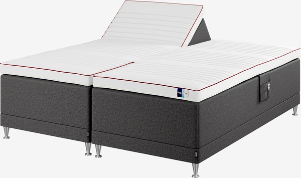 Elektrisch bed 180x210 TEMPRAKON E250 grijs-47