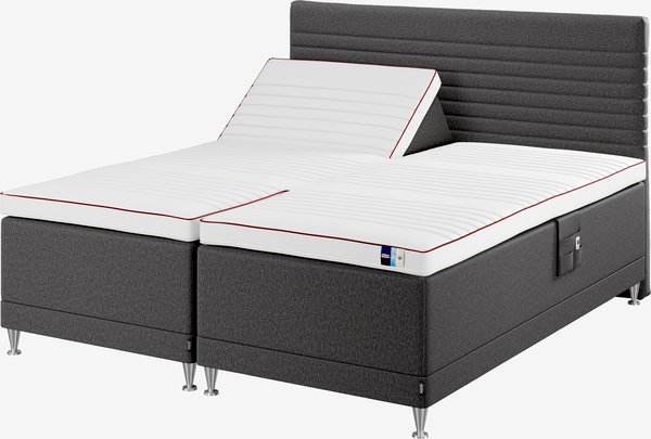 Elektrisch bed 180x210 TEMPRAKON ULA grijs-47