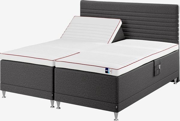 Elektrisch bed 180x210 TEMPRAKON E250 grijs-47