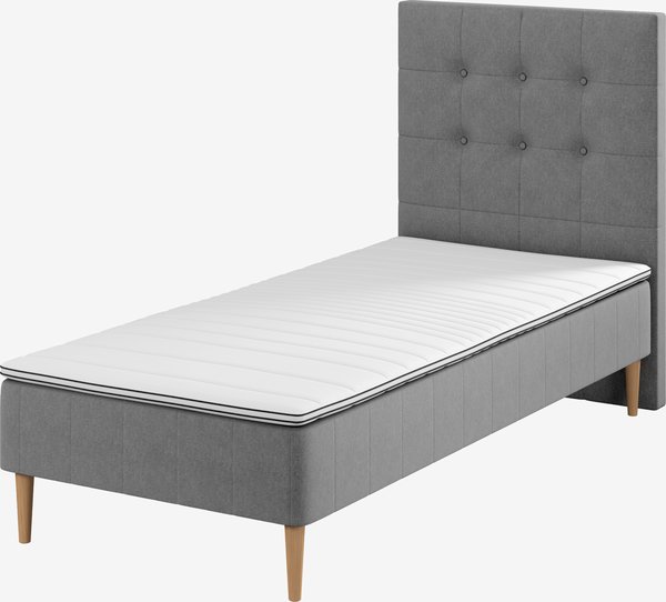 Resårbotten 90x200cm SPONGI PB12 grå-23 DREAMZONE