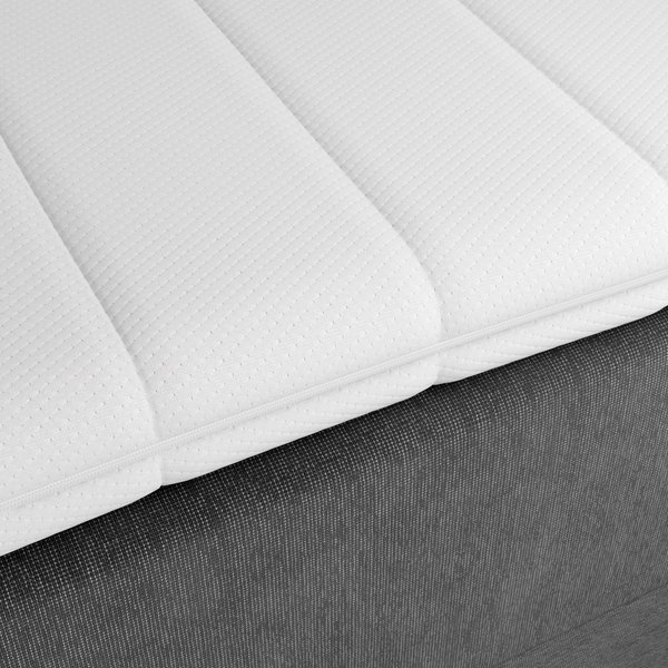 Boxspring postel 90×200 cm HOLDA STORAGE GC25 šedá-40