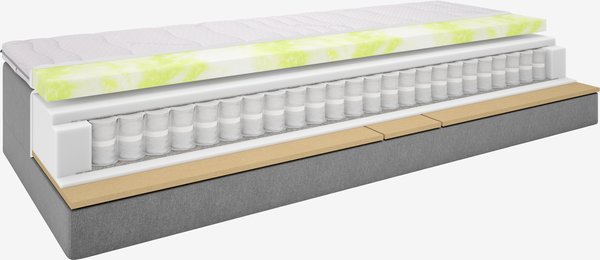 Ställbar säng 80x200cm BJORSUND GE35 grå-23