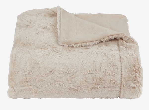 Bed throw MYGGBLOM 220x240 beige