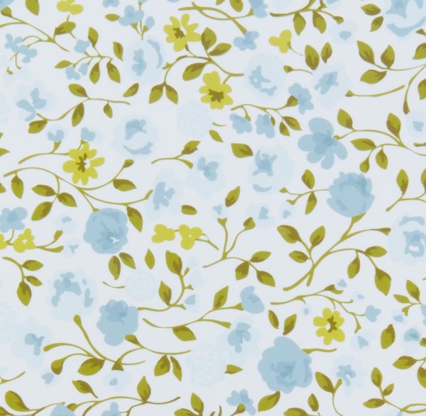 Tischset FLORA 33x42 blau/weiß