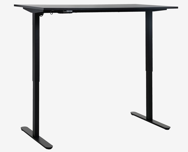 Height adjustable desk SVANEKE 80x160 black