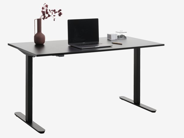 Height adj. desk SVANEKE 80x160 black
