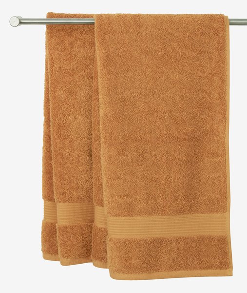Μεγάλη πετσέτα μπάνιου KARLSTAD 100x150 κίτρινο KRONBORG