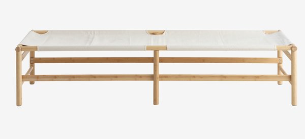 Sohvasänky FRYDENDAL 196x72 beige/bambu