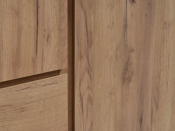 Armoire LIMFJORDEN 120x200 combi coloris chêne naturel