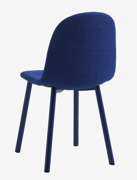 Ruokapöydän tuoli EJSTRUP sininen kangas