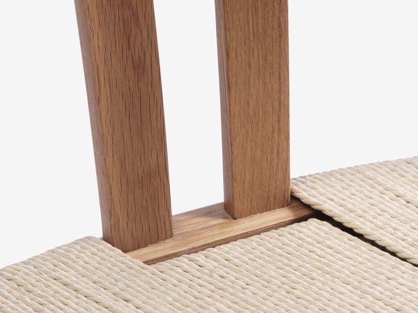 Mesa MARSTRAND L200/280 roble + 4 GUDERUP roble/natural