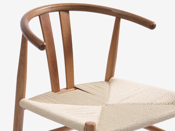 Mesa MARSTRAND L200/280 roble + 4 GUDERUP roble/natural