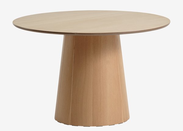 Table KLIPLEV Ø120 chêne