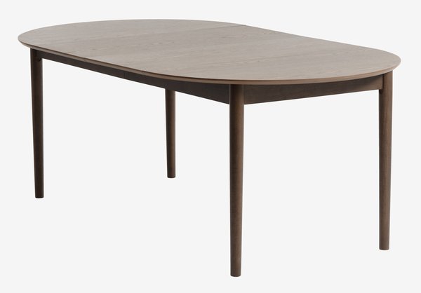 Jedálenský stôl MARSTRAND Ø110/110x200 tmavý dub