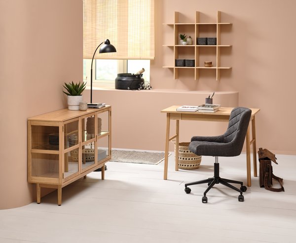 Wall shelf KVISSEL 3 shelves bamboo | JYSK