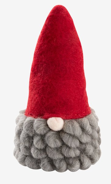 Christmas elf MUGGLESTEN H31cm grey