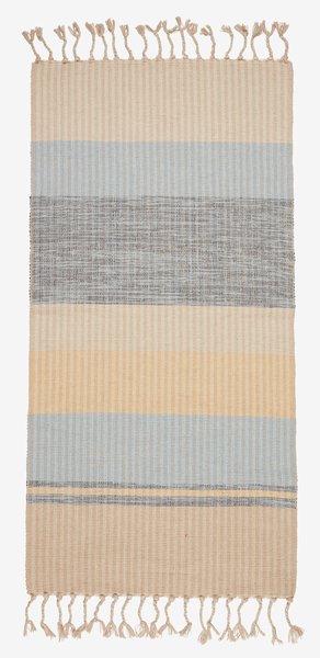 Teppich BJERK 70x140 beige/blau