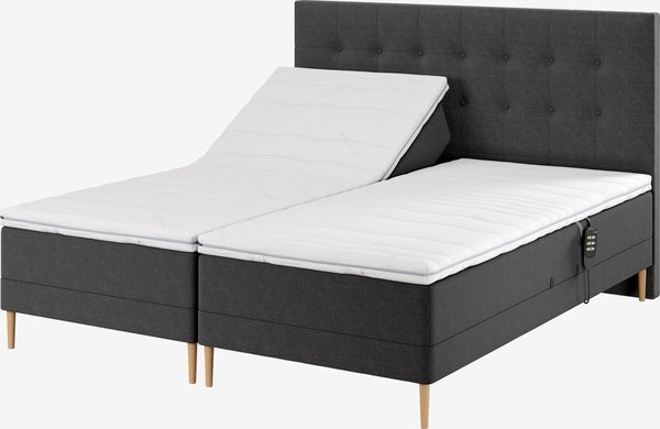 Regulerbar seng 180x200 BJORSUND GE35 grå-41