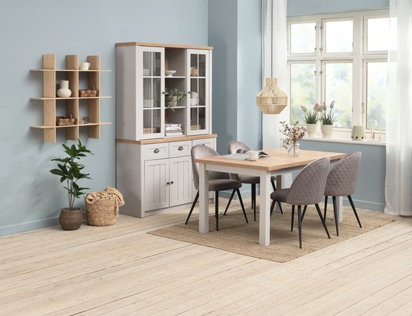 Libreria Chertan Bianca 122x26x188cm - Scaffale Multiuso Per Ufficio O Casa, Design Moderno E Salvaspazio - Foto 2