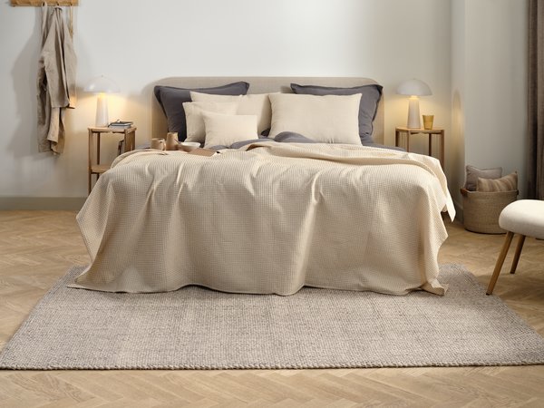 Coussin de dos KORNBLOMST 50x70 beige