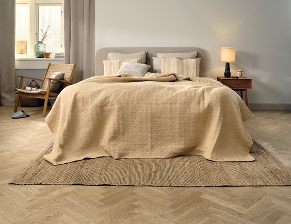 Pyntepude BELLIS 40x60 gul/beige