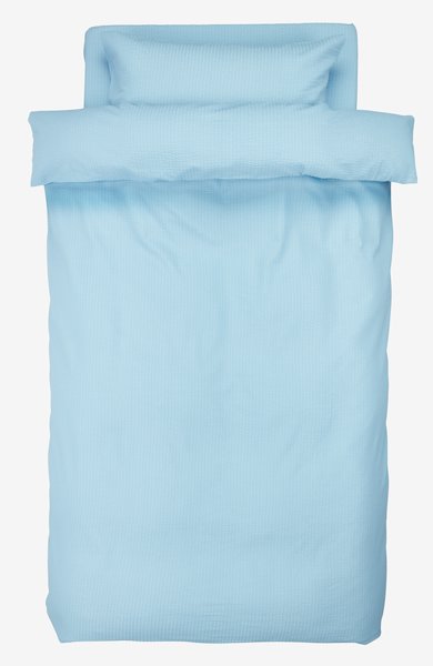 Спално бельо с чаршаф TINNE крепон 140x200 синьо