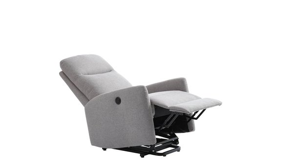 Lift recliner VONSILD lift function electric light grey