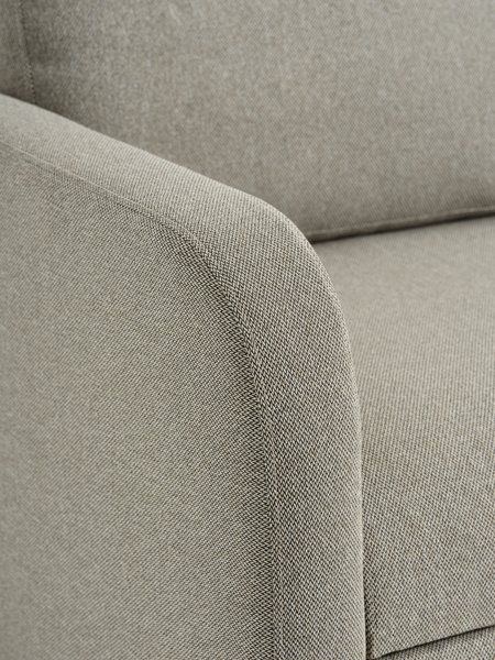 Bäddsoffa schäslong MOMMARK beige tyg