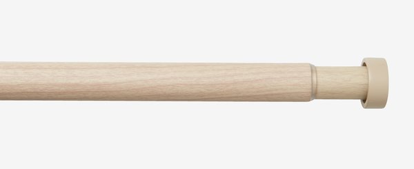 Curtain pole NATURE 160-300cm wood-look