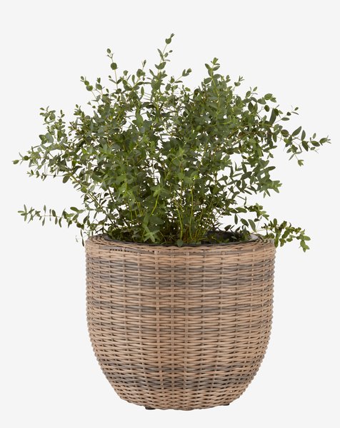 Fioriera intrecciata SVARTBAK Ø42xH36 cm naturale