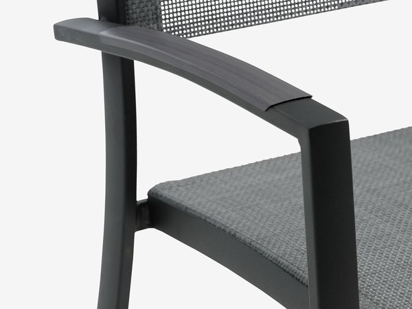 Stapelbar stol STRANDBY grå