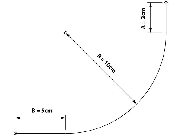 Angle pour FLEXI rail 90° blanc