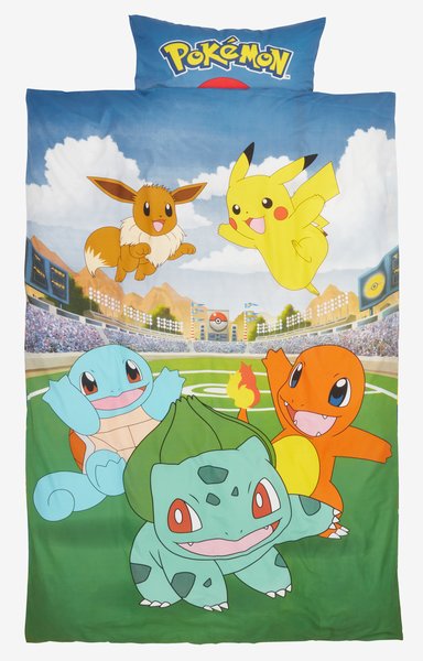 Povlečení POKEMON 140x200 modrá