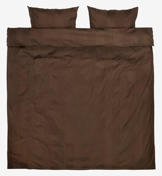 Sateen duvet cover set BARBO Double brown