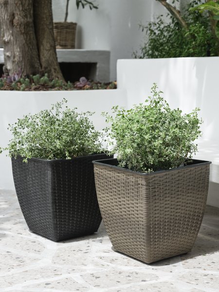 Planter basket ISLOM 31x31x32 assorted