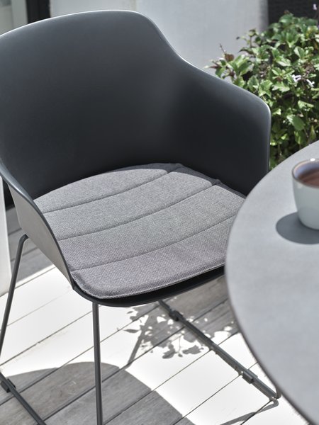 Garden cushion chair seat SANDVED dark grey