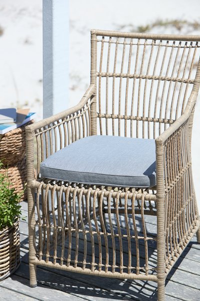 Garden cushion chair seat UDSIGTEN light grey